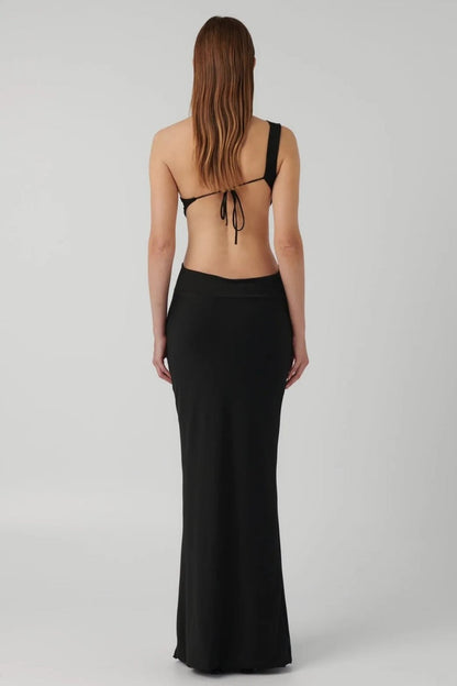 Hawlya Gown - Black - SHOPJAUS - JAUS