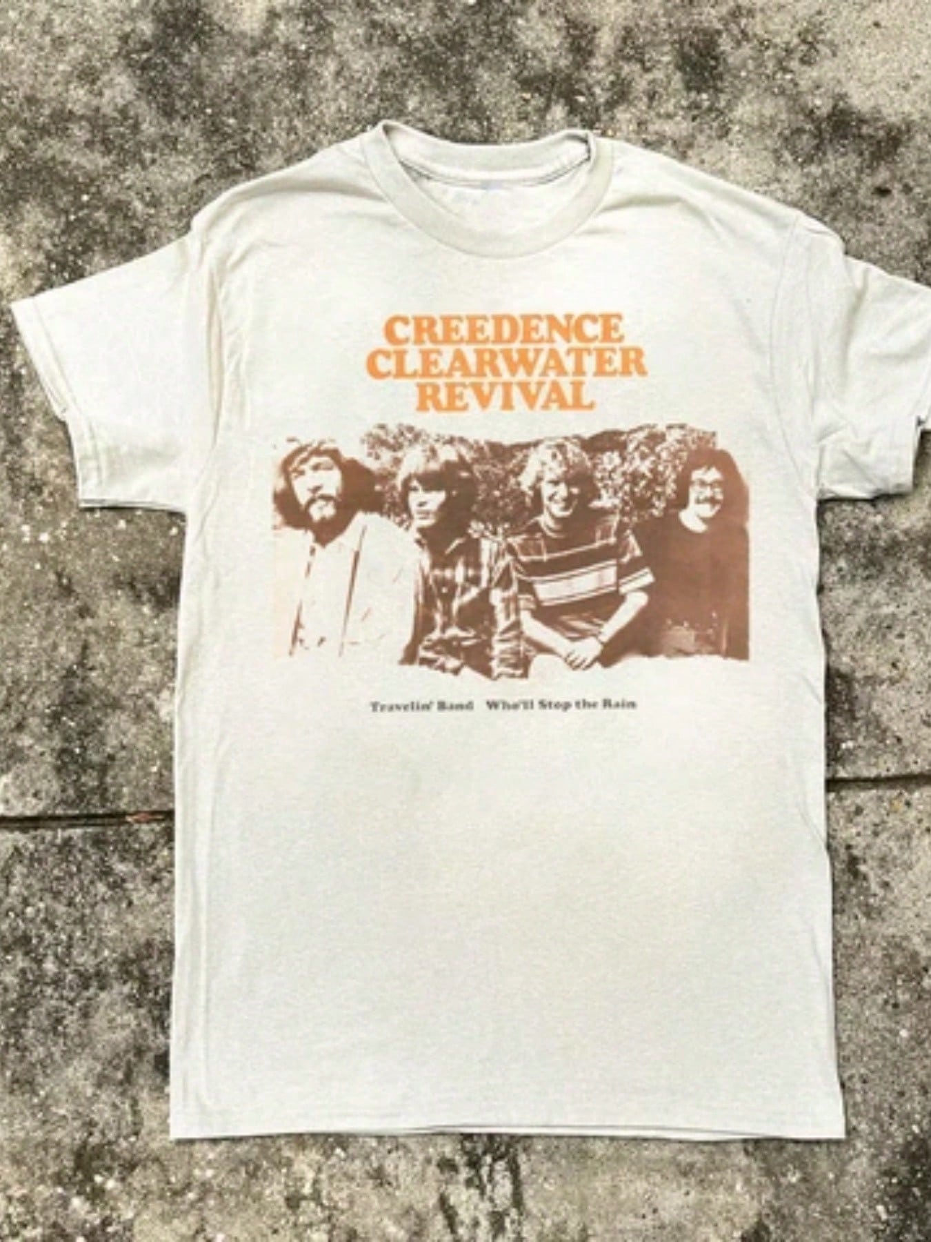 Highly Stylish Creedence Clearwater Revival Band Album-Shirt, Sizes S To 5XL, Looks When Worn!