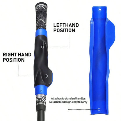 Hole-Free Hand-Shaped Golf Club Grip Trainer, Beginner Golf Grip Posture Corrector, Swing Holding Gesture Training Accessory
