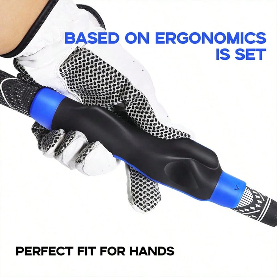 Hole-Free Hand-Shaped Golf Club Grip Trainer, Beginner Golf Grip Posture Corrector, Swing Holding Gesture Training Accessory