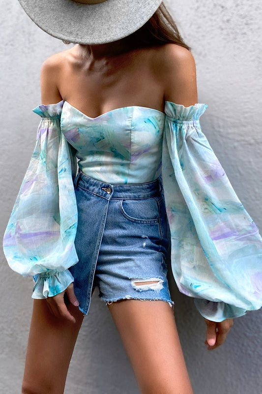 Holly Bodysuit - Sky Blue - SHOPJAUS - JAUS