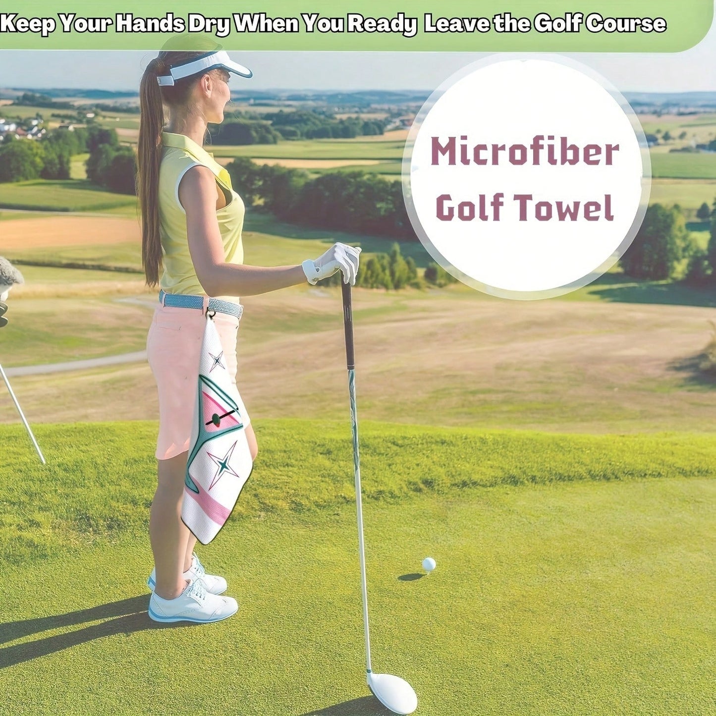 Humorous Ultra-Fine Fiber High-Quality Golf Towel, Specially Designed For Golf Bags, Unisex, An Excellent Golf Accessory For Men Golfers, Perfect For Birthdays, Retirement Days, And Father's Day Gifts