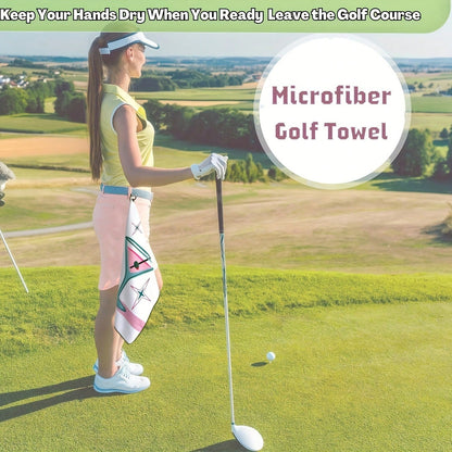 Humorous Ultra-Fine Fiber High-Quality Golf Towel, Specially Designed For Golf Bags, Unisex, An Excellent Golf Accessory For Men Golfers, Perfect For Birthdays, Retirement Days, And Father's Day Gifts