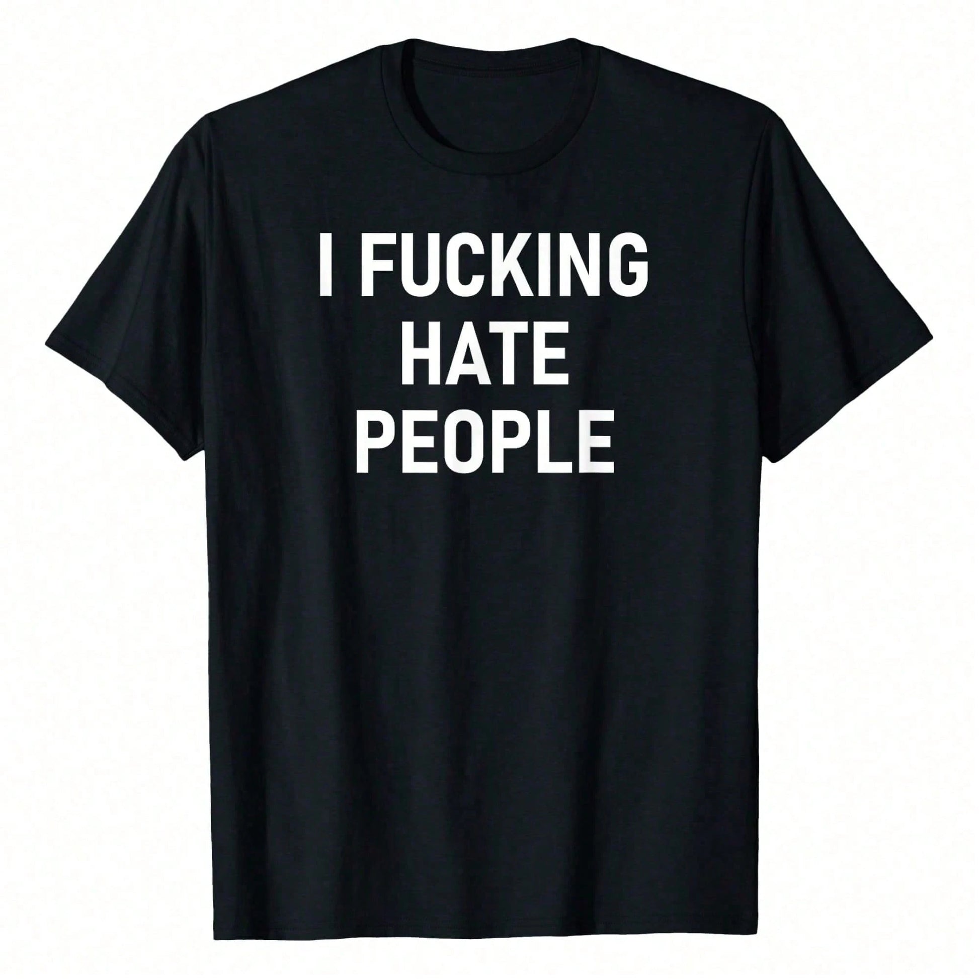 I Ing Hate People, Funny, Joke, Sarcastic, Family T-Shirt WoWoWomen's Plus Size Graphic Tee