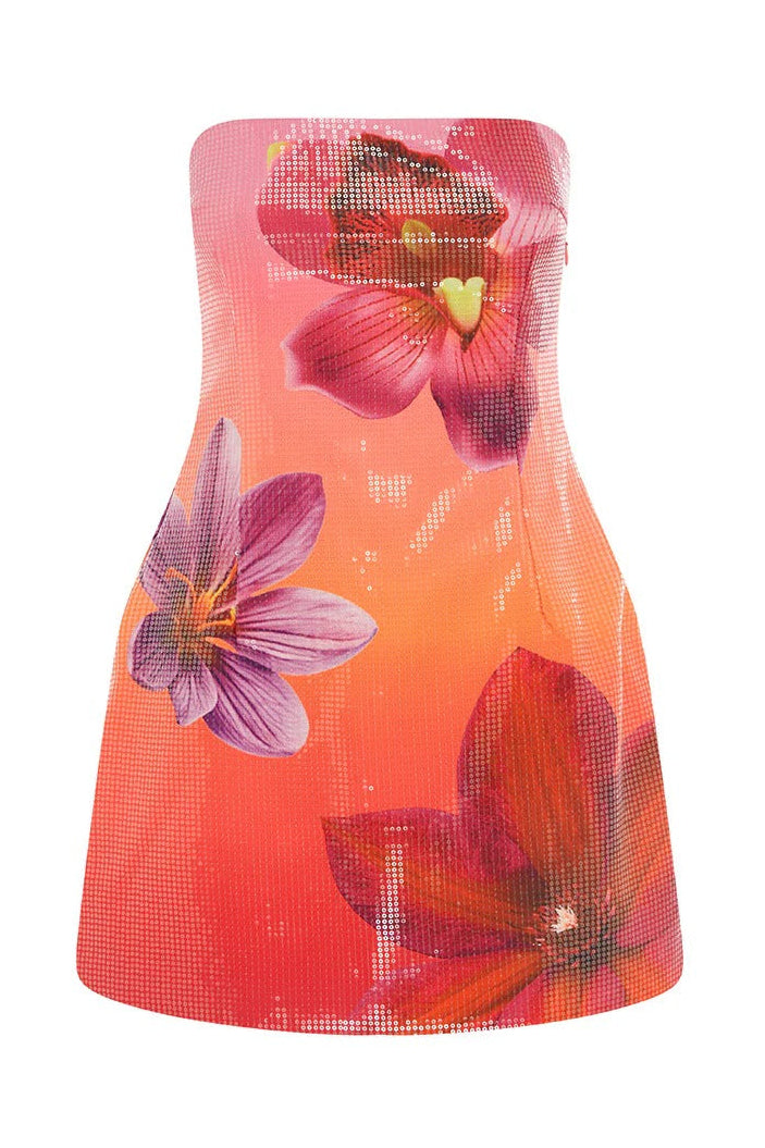 Ibiza Mini Dress - Cosmo Ombre
