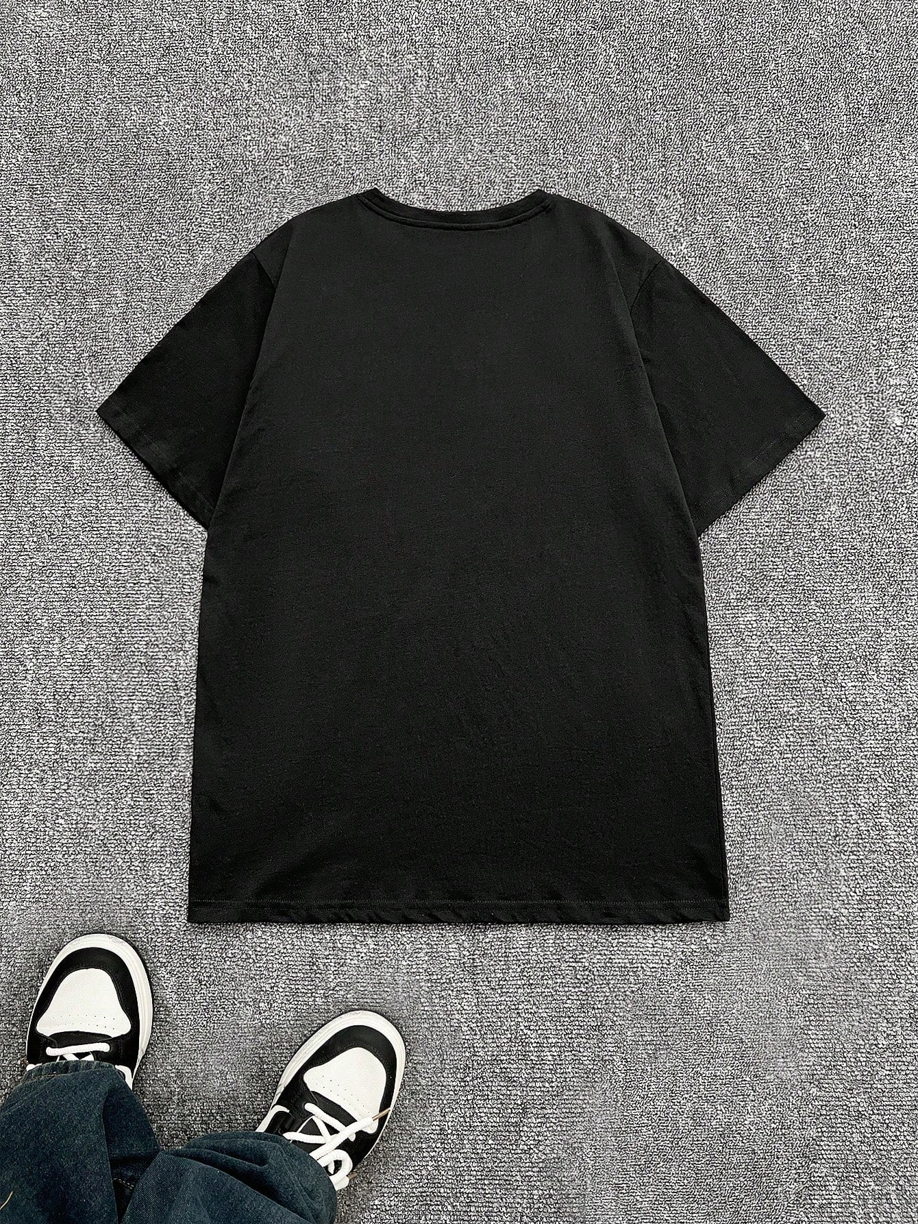 INAWLY Plus Size Crew Neck Short Sleeve T-Shirt, Fashionable For Summer