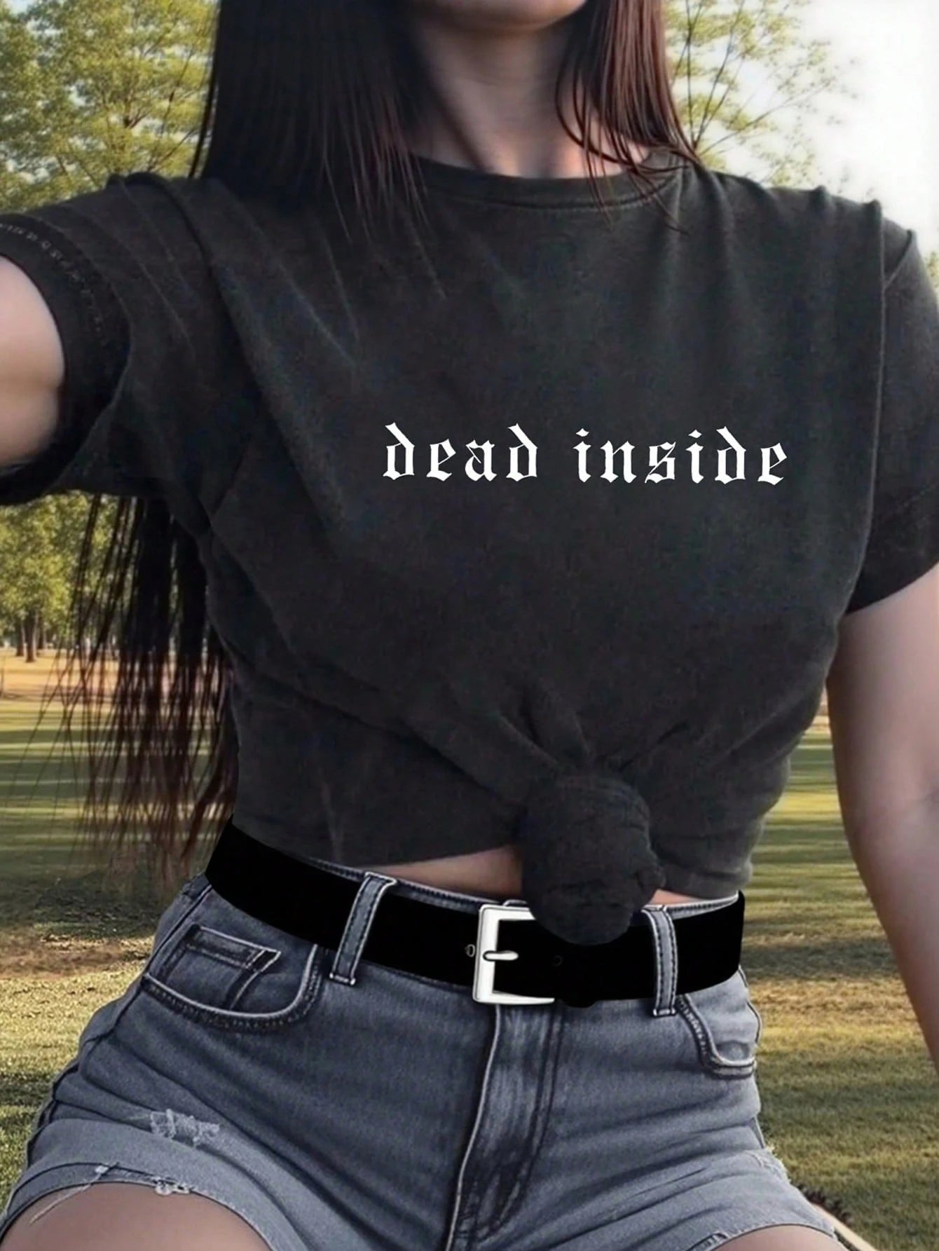 INAWLY Women's Round Neck Printed T-Shirt- Round Neck Casual Top- Lightweight T-Shirt Suitable For All Seasons