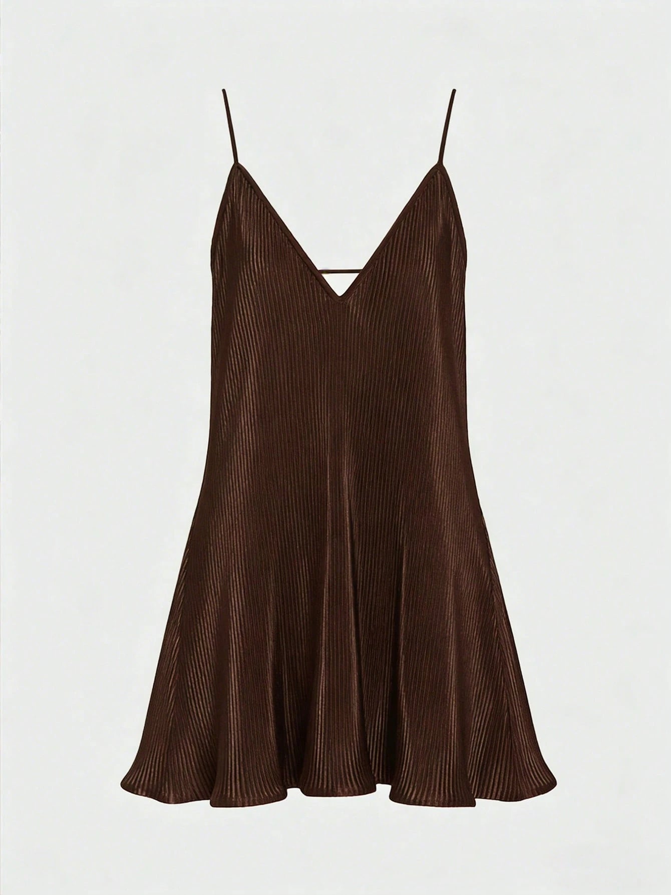 INAWLY Women's Solid Color Casual Date Party Spaghetti Strap Dress