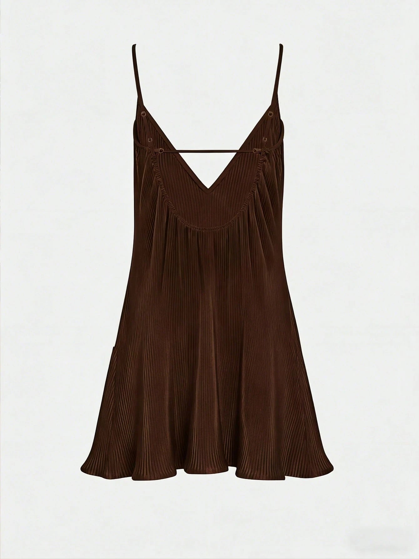 INAWLY Women's Solid Color Casual Date Party Spaghetti Strap Dress