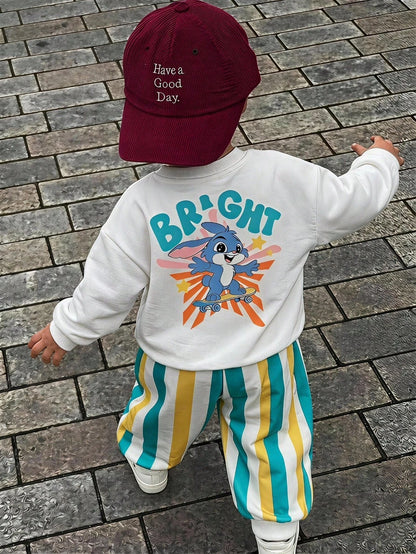 Infant Round Neck Casual Comfortable Outfit