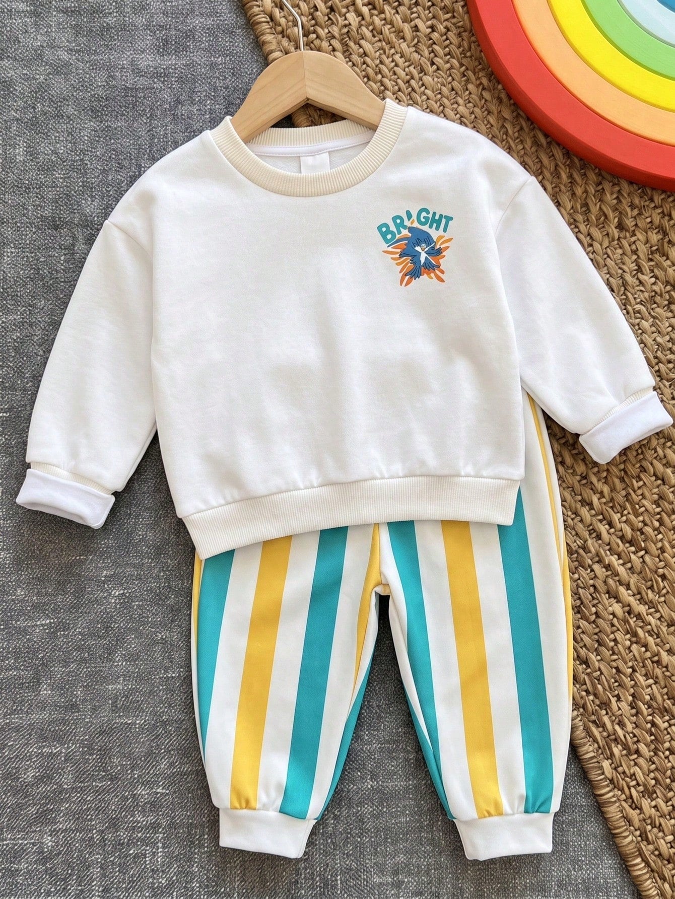 Infant Round Neck Casual Comfortable Outfit