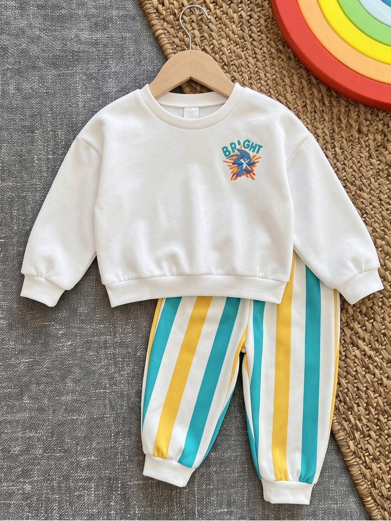 Infant Round Neck Casual Comfortable Outfit
