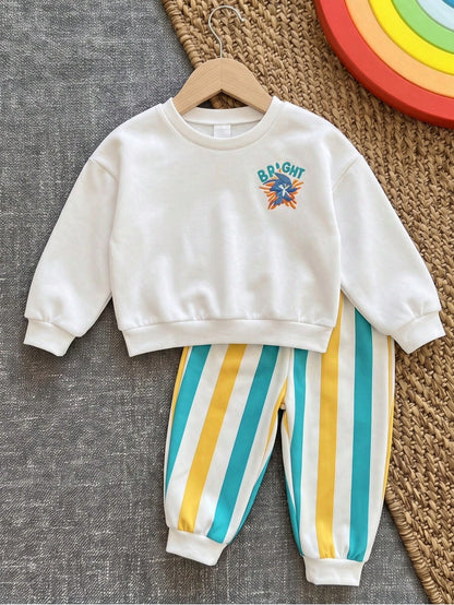 Infant Round Neck Casual Comfortable Outfit