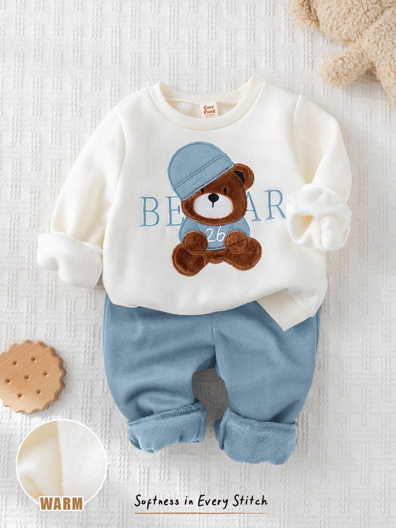 Infant Round Neck Casual Comfortable Outfit