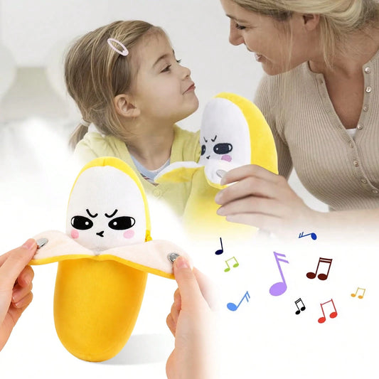 Interactive Music Plush Toy, Musical Sensory Plush Toy With Touch-Activated Sounds, Skin Sensing Metronome,Soft Fruit-Shaped Interactive Plushes