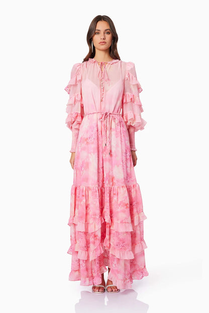 Ivy Maxi Dress - Pink - SHOPJAUS - JAUS