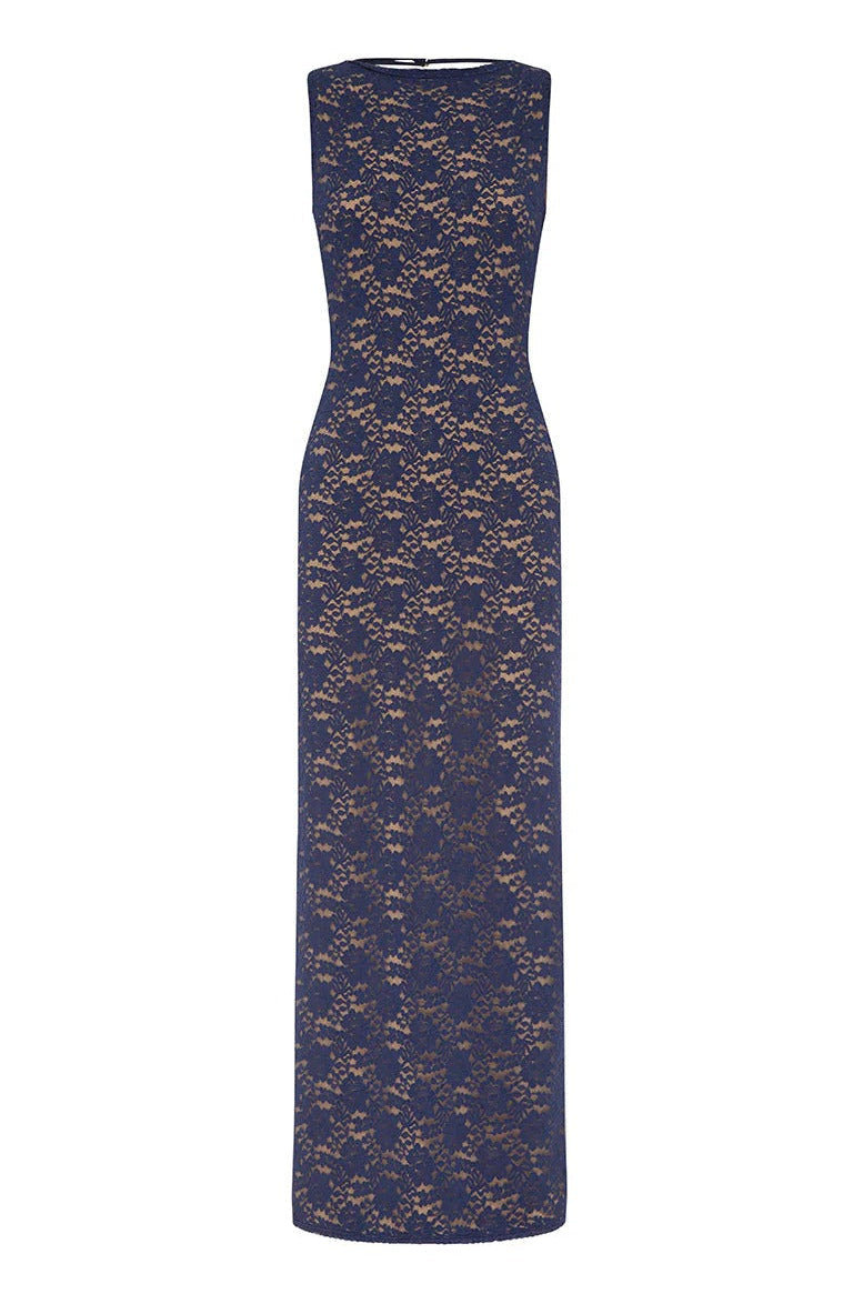 Janie Maxi Dress - Navy