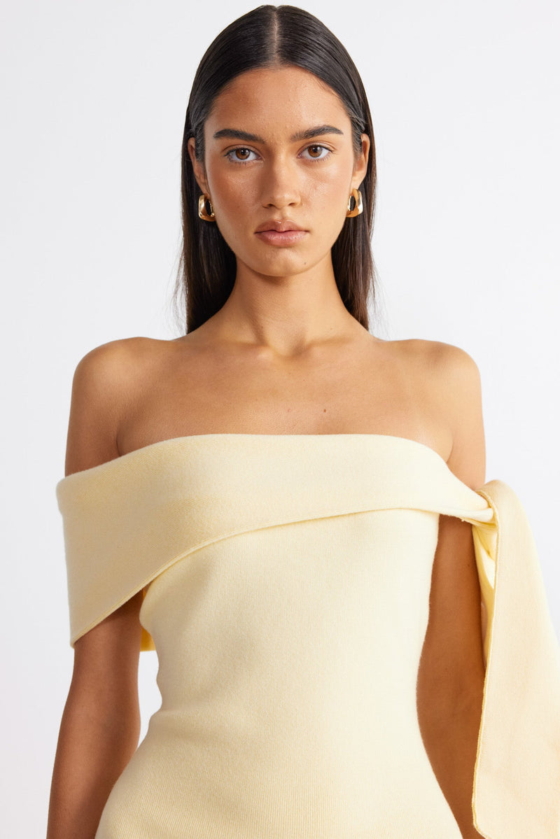 Jaymes Mini Dress - Panna Cotta - SHOPJAUS - JAUS