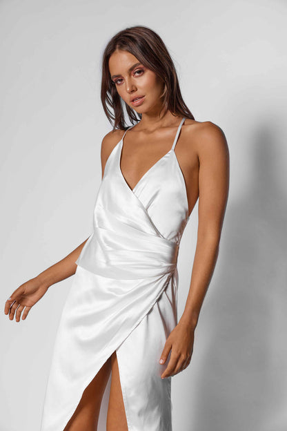 Jean Gown - White - SHOPJAUS - JAUS