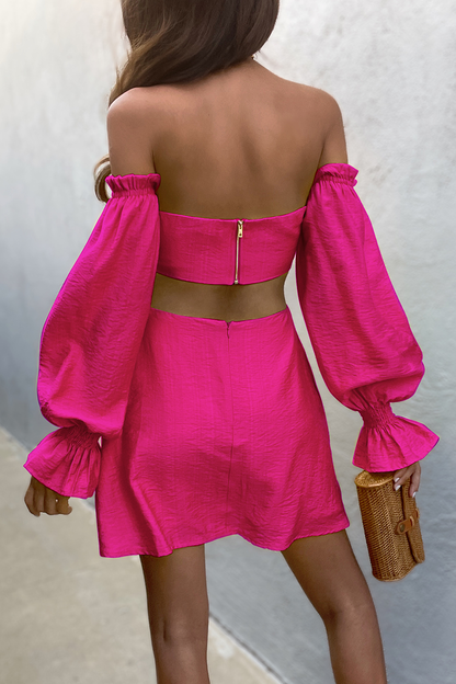 Julie Mini Dress - Pink - SHOPJAUS - JAUS