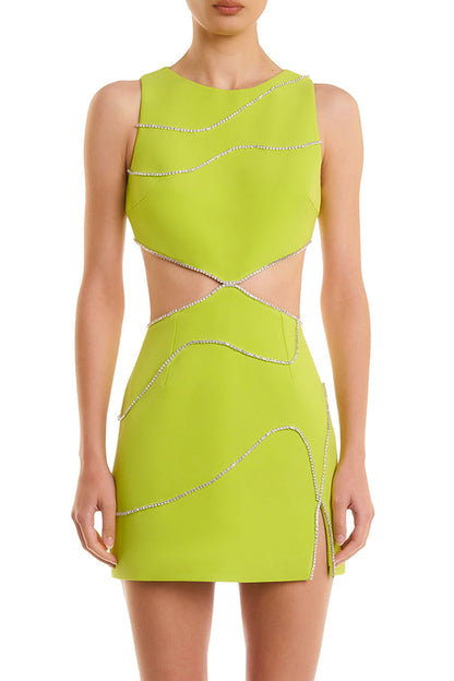 Khali Dress - Lime - SHOPJAUS - JAUS