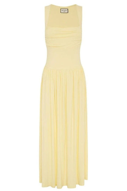 Kimba Maxi Dress - Lemon