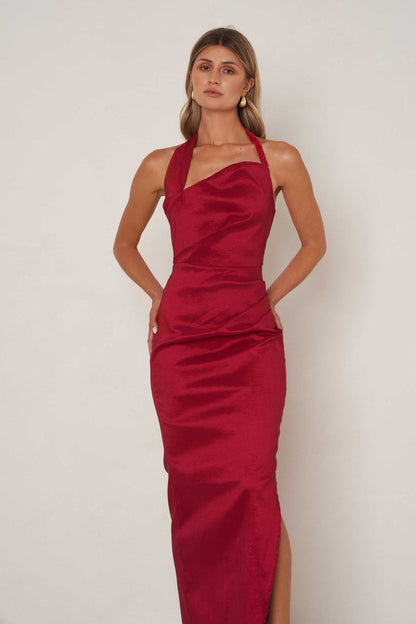 Kinsley Dress - Ruby Red - SHOPJAUS - JAUS
