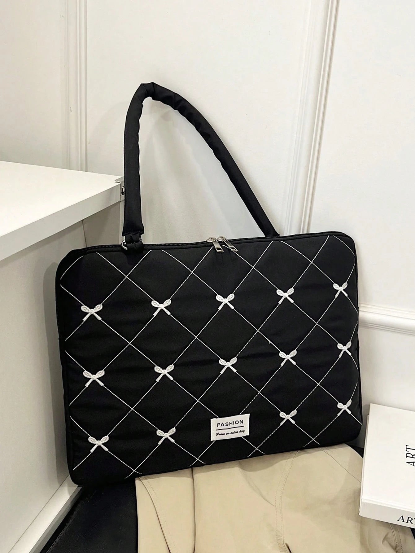 Korean Style Bow Knot Laptop Sleeve Bag, Tablet & Laptop Protective Case
