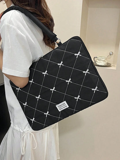 Korean Style Bow Knot Laptop Sleeve Bag, Tablet & Laptop Protective Case