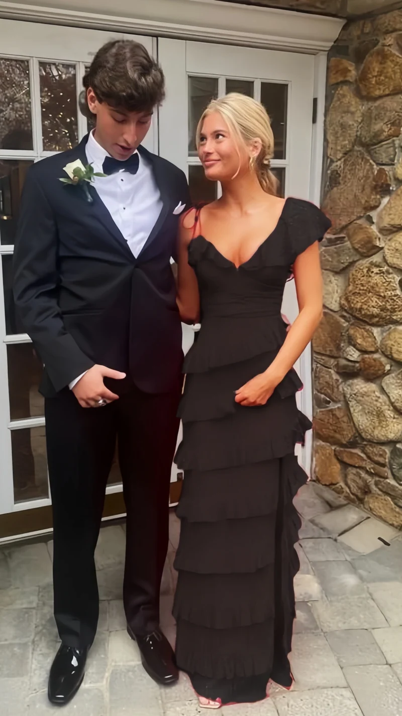 Lace Red Long Prom Dresses Evening Dress With Slit,AST2073