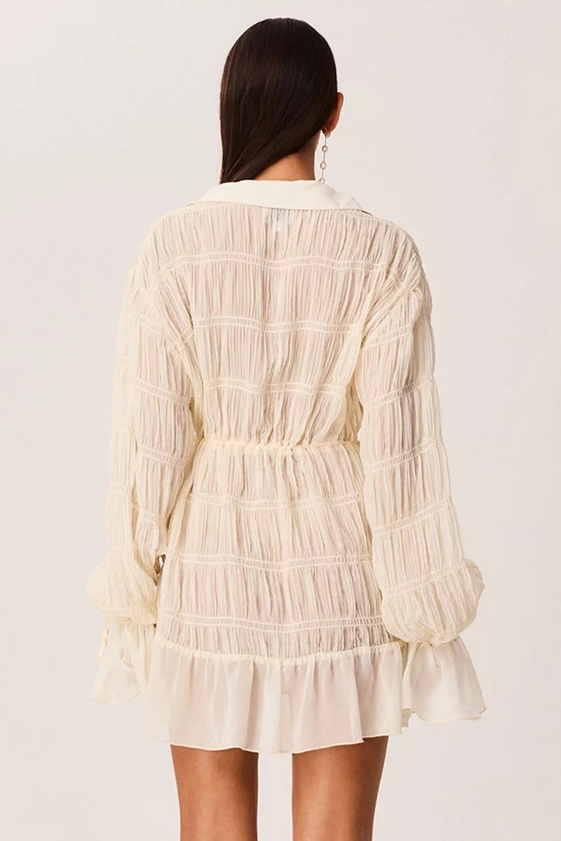 Lareina Mini Dress - Shell