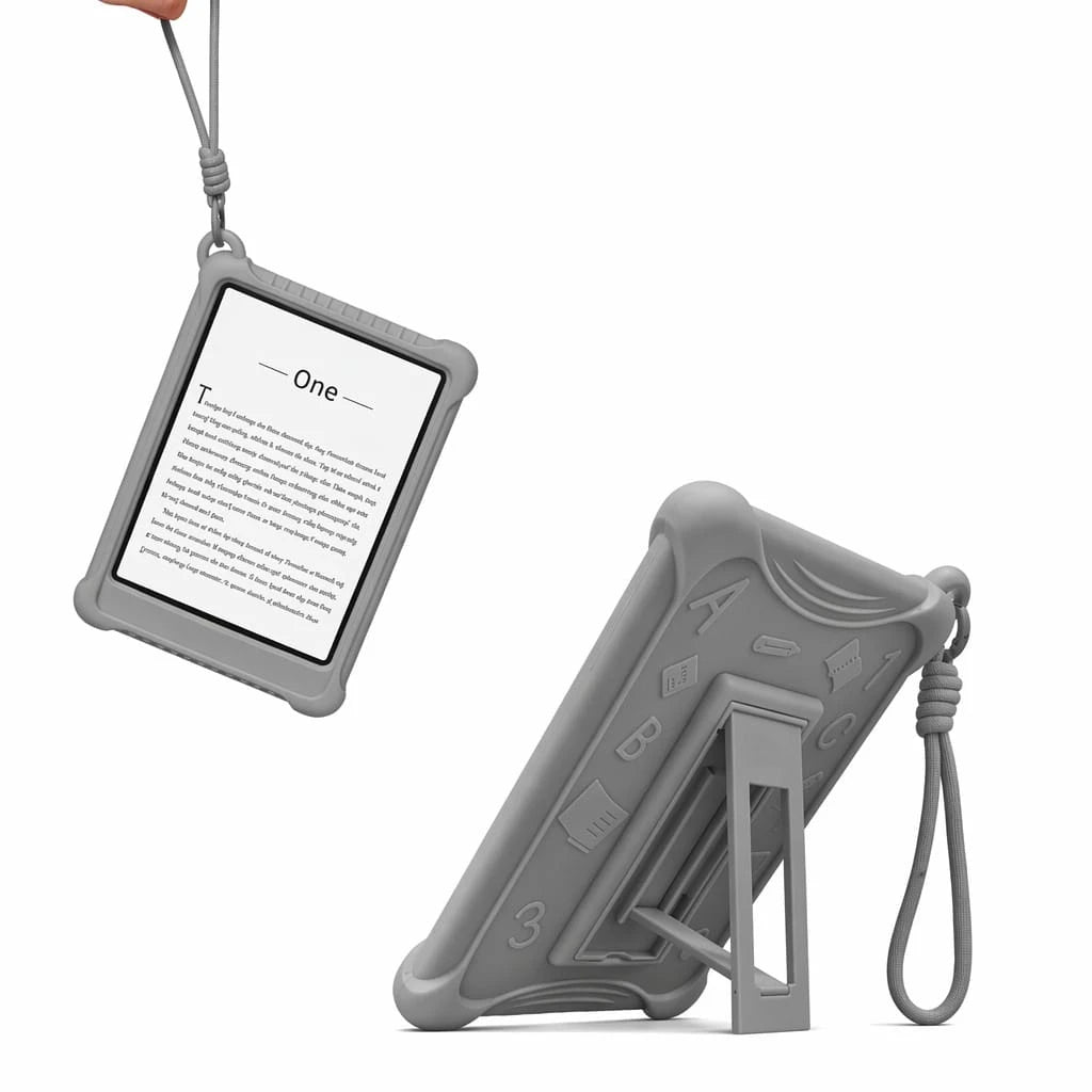 Lightweight Shockproof Full-Body Case For Kindle Paperwhite – Compatible With Kindle 11th Gen (2022/2024, 6")/ Paperwhite 12th Gen (2024, 7")/ Paperwhite 11th Gen (2021, 6.8") – Adjustable Stand, Ha
