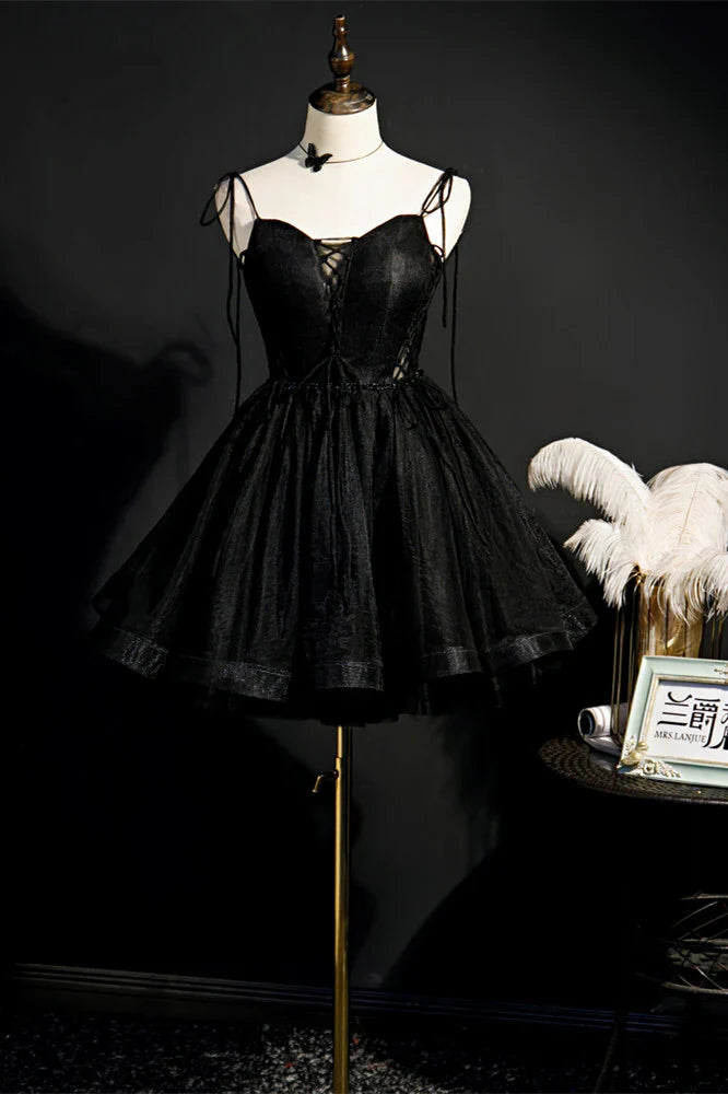 Little Black Party Dress - Free Shipping Homecoming Dresses, AST1180
