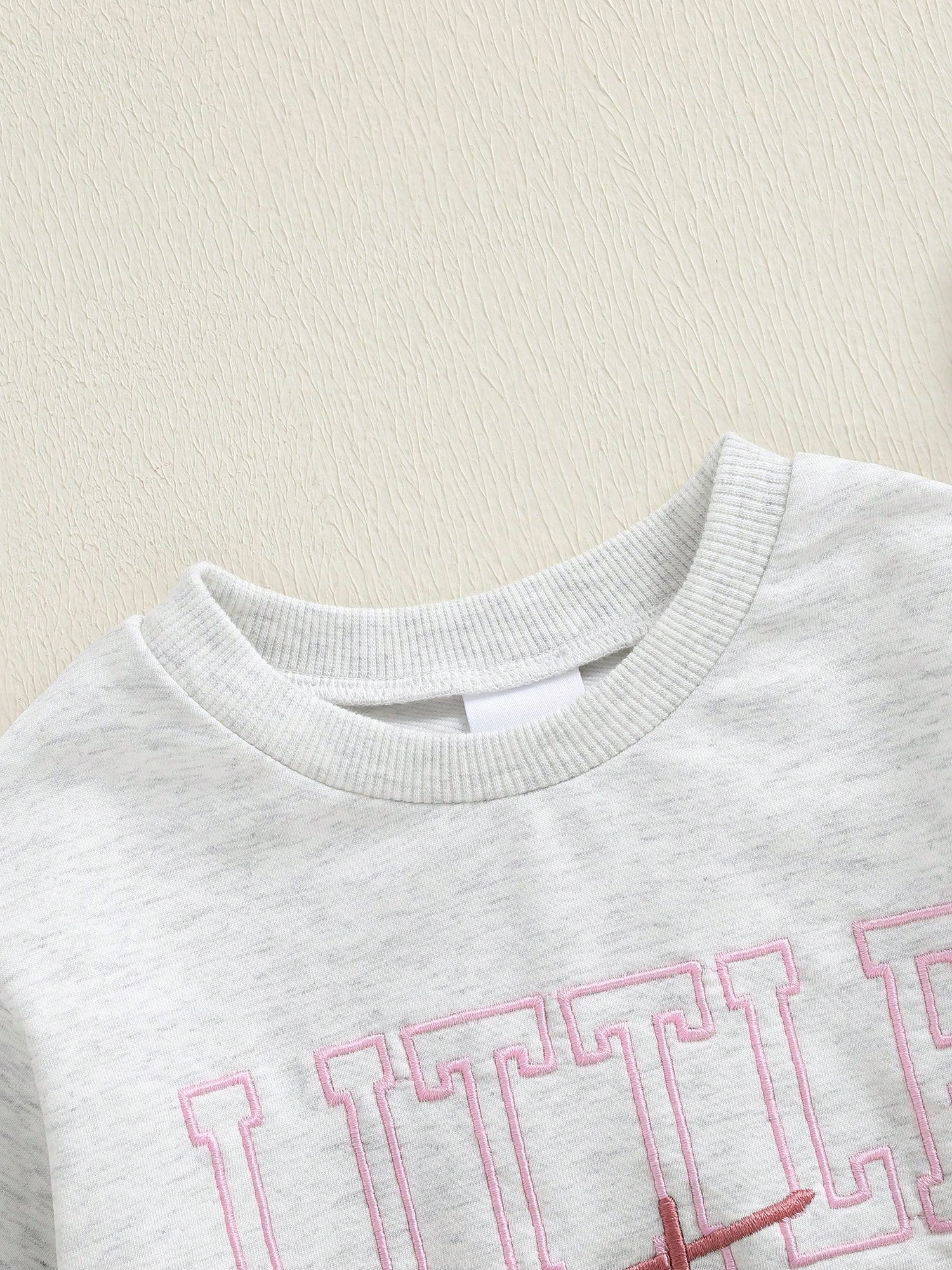 Little Brother And Little Sister Matching Outfits Fall Romper Letter Embroidery Long Sleeve Bodysuit Cute Clothes