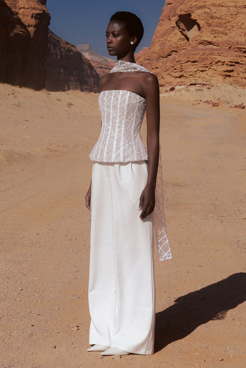Raina Top - White - SHOPJAUS - JAUS