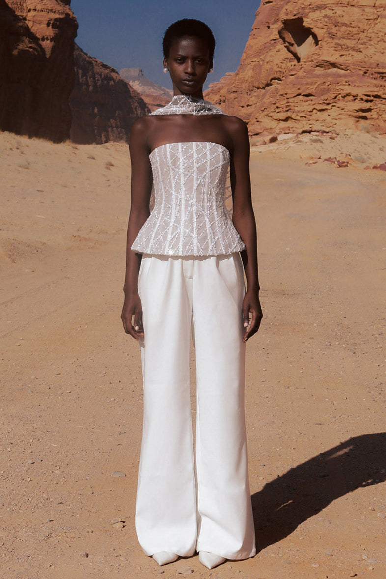 Raina Top - White - SHOPJAUS - JAUS