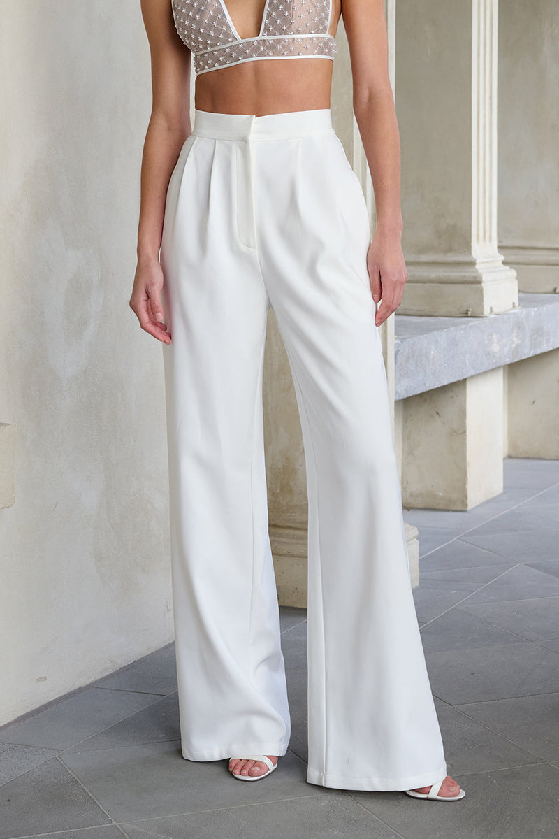 Londyn Pants - White - SHOPJAUS - JAUS