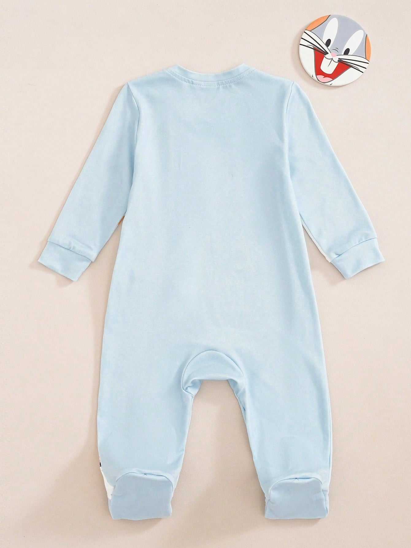 LOONEY TUNES X Baby Boy Letter Cartoon Print Casual Daily Wear Jumpsuit Long Pants