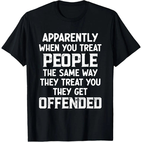 Loose-Fitting Casual Streetwear, White Satirical Quote Print, Black Humorous Slogan T-Shirt, Suitable For Casual Wear And Social Gatherings.