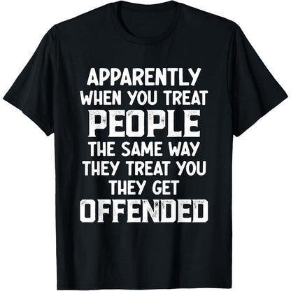 Loose-Fitting Casual Streetwear, White Satirical Quote Print, Black Humorous Slogan T-Shirt, Suitable For Casual Wear And Social Gatherings.