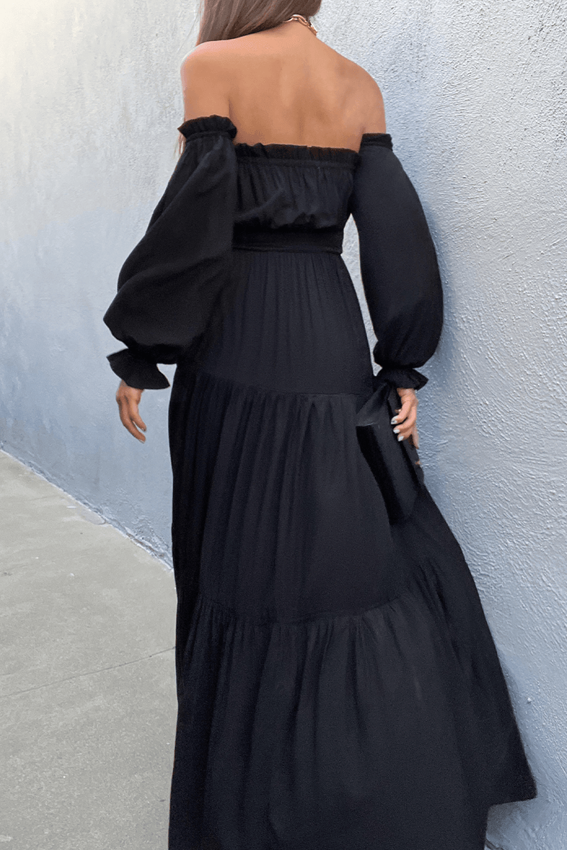 Loren Maxi Dress - Black - JAUS