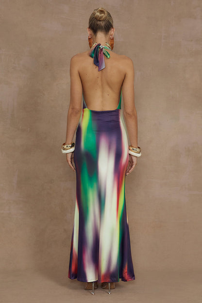 Lori Maxi Dress - Cyprus Print - SHOPJAUS - JAUS