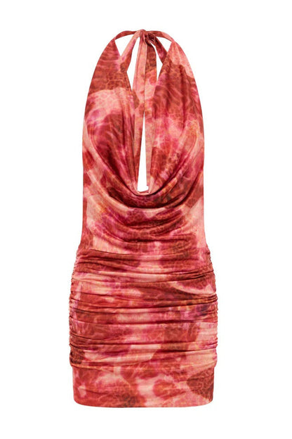 Lotus Mini Dress - Moana Pink