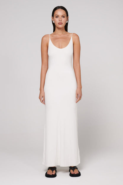Louise Maxi Dress - White - SHOPJAUS - JAUS