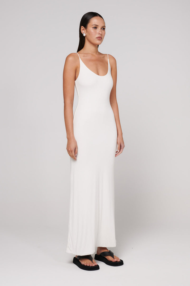 Louise Maxi Dress - White - SHOPJAUS - JAUS