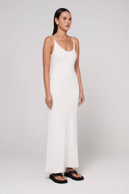 Louise Maxi Dress - White - SHOPJAUS - JAUS