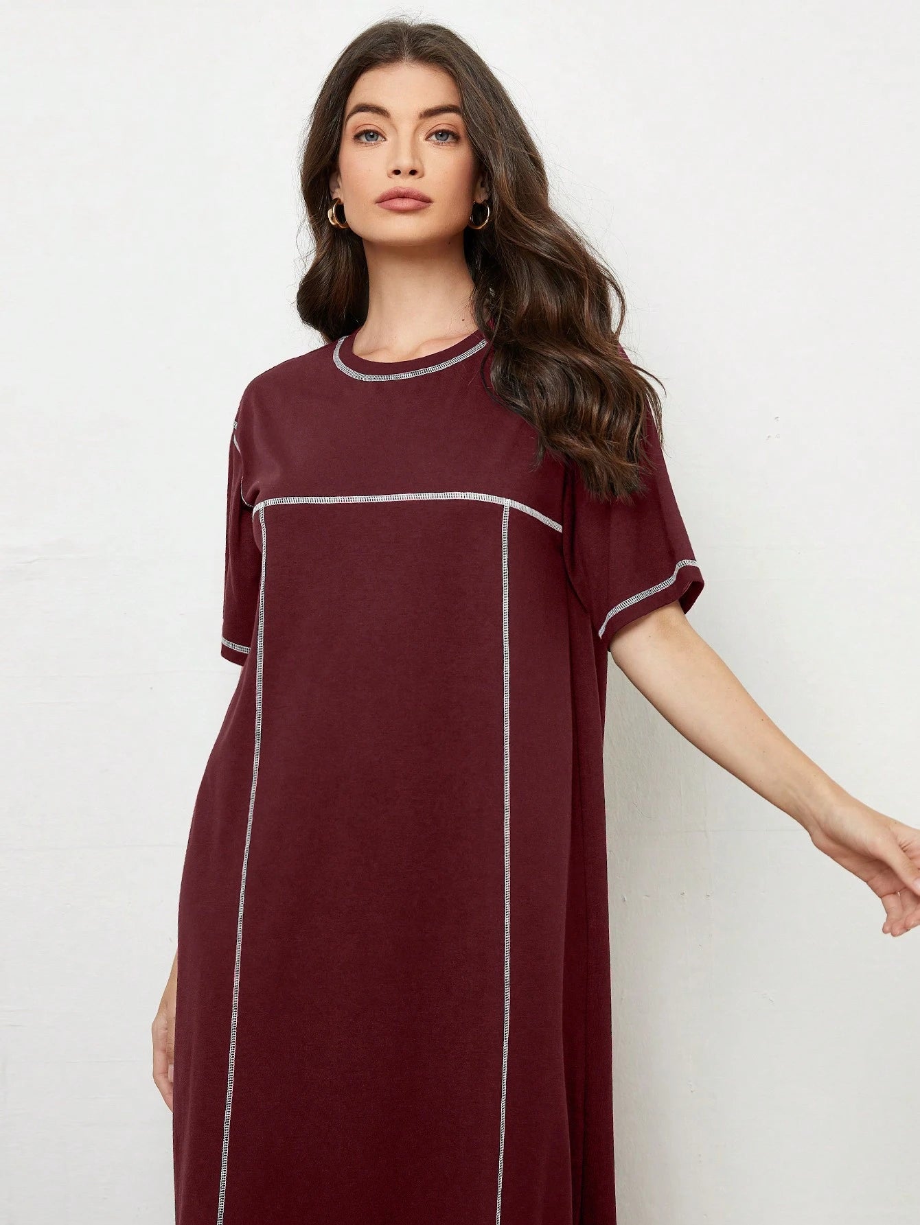 LUNE Color-Block Stitching Casual Dress,Summer Dresses For Women,Casual