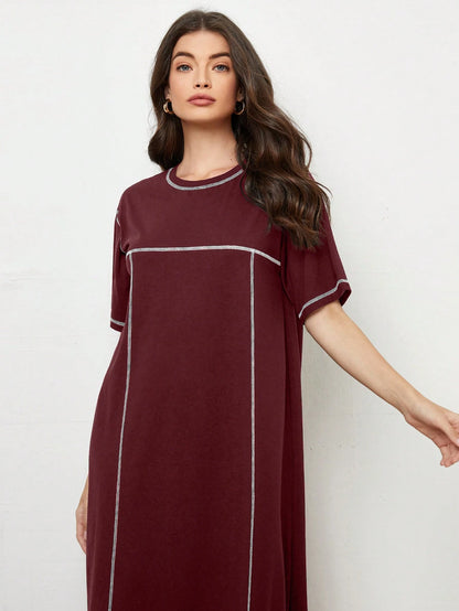 LUNE Color-Block Stitching Casual Dress,Summer Dresses For Women,Casual