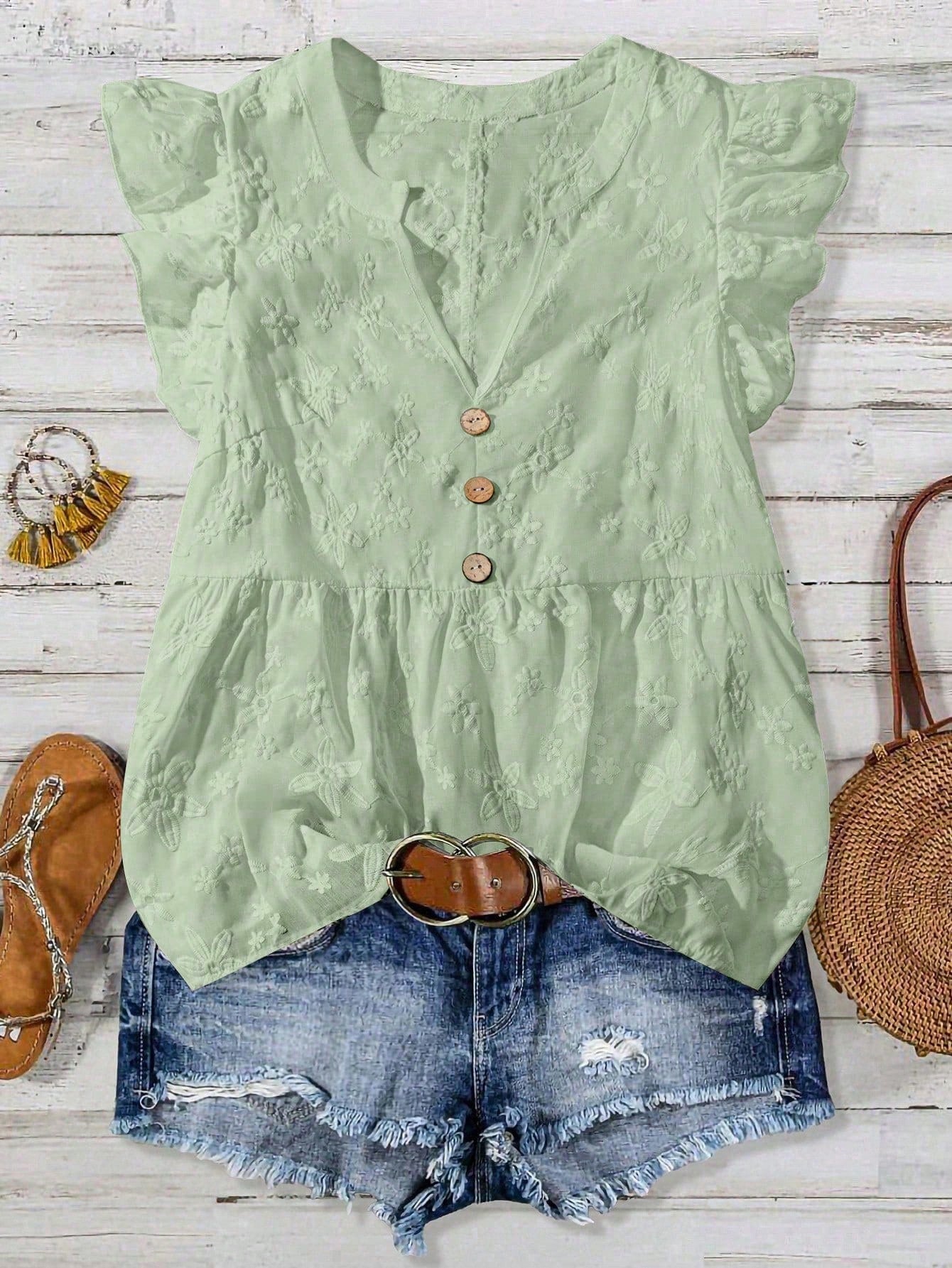LUNE CURVE Plus Size Women Casual Elegant & Versatile Blouse