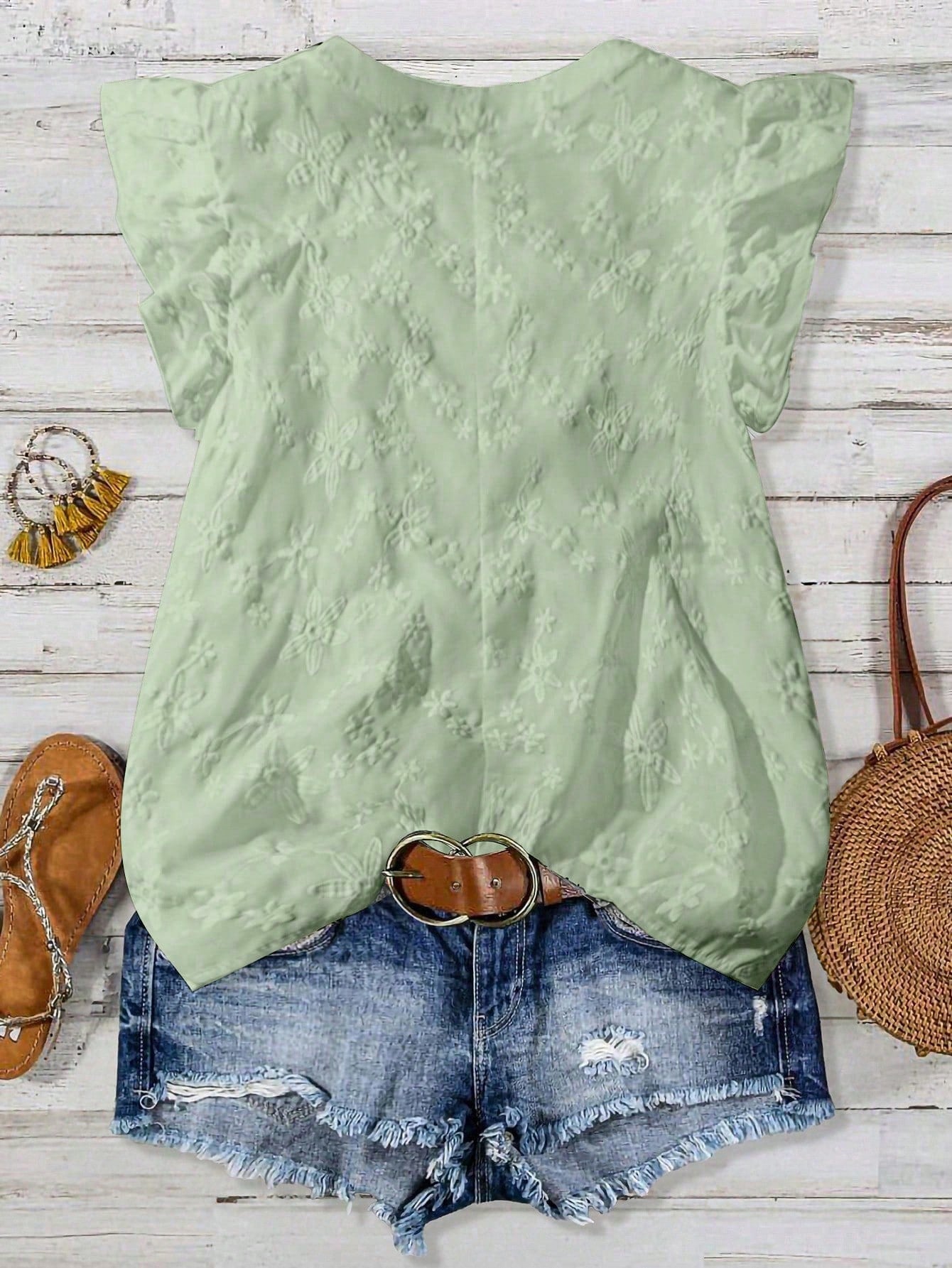 LUNE CURVE Plus Size Women Casual Elegant & Versatile Blouse